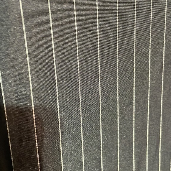 ICE 2x black white stripe adjustable rushing fitted collared top sleeveless euc - Picture 9 of 10